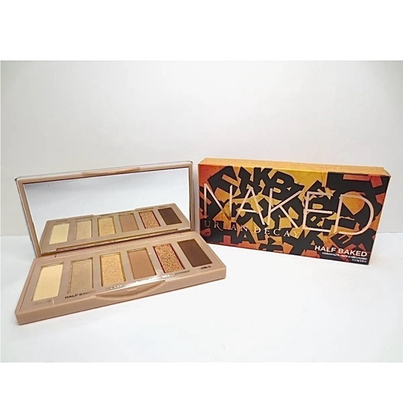 URBAN DECAY NAKED HALF BAKED MINI EYESHADOW PALETTE RICH PIGMENTED SIZE 0.12 OZ - Picture 2 of 7